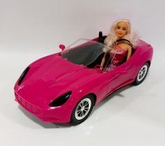Кукла DEFA в машинке 8228 (6903132915010) Розовый купить в Украине