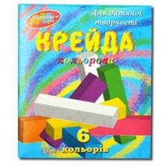 Крейда кольорова 6кол. квадр. "Колорит" 48x144 купить в Украине