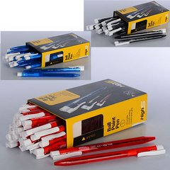 Ручка BLS 2632 (2400шт)шариковая,автоматич,1мм,3цв(красный,синий,черный),30шт в дисплее,7,5-14,5-4см купить в Украине