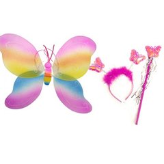 Карнавальний костюм "Райдужна метелик" (рожевий) купити в Україні