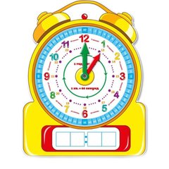 Навчальний циферблат "Годинник" 66289 Зірка (9786176340126) купити в Україні