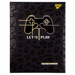 Щоденник шкільний YES твердий "Game" софт-тач, УФ-лак
