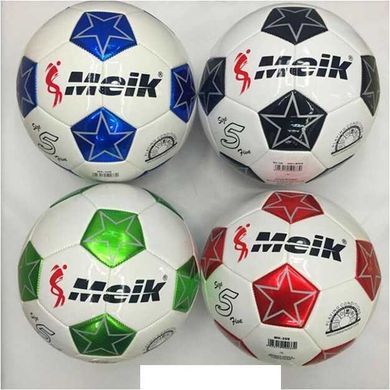 М`яч футбольний C 56001 (50) 4 види, вага 310-330 грам, м`який PVC, гумовий балон, розмір №5 купити в Україні