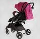 Коляска прогулянкова дитяча L-20115 Comfort Joy, колір рожевий, рама сталь з алюмінієм (6989236360017)