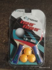 Теннис настольный TT2253 (50 шт)2 ракетки,3 мячика на планшетке купить в Украине