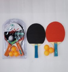 Теннис настольный ТТ2304 (50шт) 2 ракетки, 3 мячика, в слюде купить в Украине