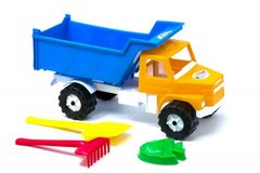 Машинка "Вантажівка Денні класик" з пісочним набором (синій) купити в Україні