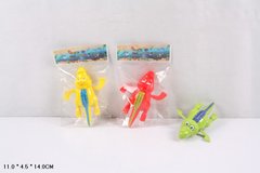 Водоплавні іграшки арт. 556 (720 шт/4) крокодил заводний,3 кольори мікс, пакет 11*4,5*14см купити в Україні