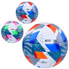 М'яч футбольний MS 3931 розмір 5, ПУ, 400-420 г, ламінований, 3 кольори, кул. купити в Україні