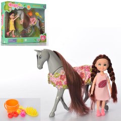 Лялька 53816 (24шт) 15см, шарнірна, кінь, аксесуари, мікс кольорів, в кор-ці, 29-24,5-8см купить в Украине