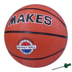 М'яч баскетбольний MS 3934-1 розмір 7, гума, 580-600 г, 12 панелей, 1 колір, сітка, кул. купити в Україні