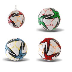М'яч футбол арт. FB2490 (60шт) №5, PVC 340 гр,3 кольори купити в Україні