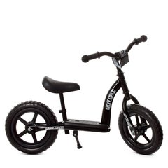 Біговел дитячий PROFI KIDS 12д. М 5455-6 колеса EVA, пласт.обід, підст.для ніг, підніжка, чорний.