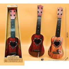 Гитара 8808D (72шт) 43см, 4струны, медиатор, 2 цвета, в кор-ке, 47,5-15,5-5см купить в Украине