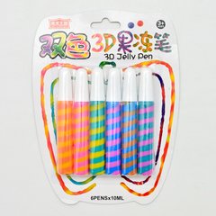Клей для творчества 3D "Jelly Pen" 6шт, блистер ST00695 (72наб) купить в Украине