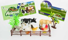 Набір домашніх тварин 3N 506001 S (48/2) 13 елементів, 6 сільськогосподарських тварин, аксесуари, в кульку купити в Україні