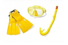 Набор для плавания 55655 (6шт) ласты, трубка, маска, регулир. ремешок, от 8лет, купить в Украине