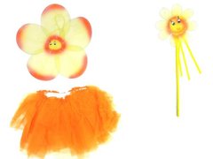 Набір феї: крила-квіточка 45*45 см, паличка-квіточка, спідниця, в пакеті купити в Україні