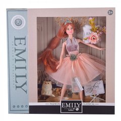 Кукла "Emily" QJ103 с котиком и аксессуарами, р-р куклы - 29 см, в коробке (6900001912095) купить в Украине