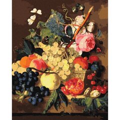 Картина по номерам "Корзина с фруктами" ★★★★★ купить в Украине