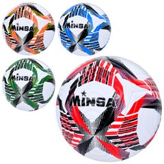М'яч футбольний MS 3836 (30шт) розмiр 5, TPE, 400-420г, ламiнований, 4кольори, в пакеті купить в Украине