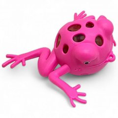 Игрушка-антистресс с орбизами "Лягушка", розовая