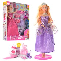 Кукла с нарядом DEFA 8269 (24шт) 29см, наряды 3шт, аксессуары, 2 вида, в кор-ке, 24,5-32-5,5см купить в Украине