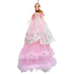 Лялька в довгій сукні з вишивкою, рожевий купити в Україні
