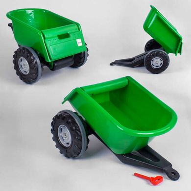 Прицеп к педальным тракторам Pilsan Trailer 07-295, зелёный, в пакете (8693461011986) купить в Украине