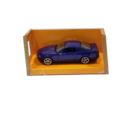 Машина метал 4301 АВТОПРОМ, FORD MUSTANG GT 1:43, відчиняються двері, в коробці (4897071920841) Синий купити в Україні