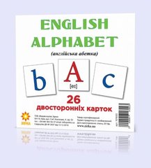 Карточки мини "Англійська абетка" (26 карточек 11х11) купить в Украине