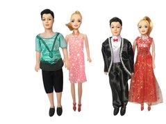 Кукла типа "Барби" 6080-B5/B6 (432шт/2)2 вида, пара, в пакете 27 см купить в Украине