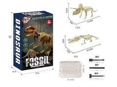 Розкопки 222-6 (96) 2 скелети динозаврів, набір інструментів, в коробці купити в Україні