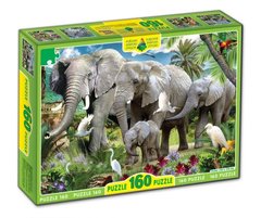 Пазл "Слони" 160 елементів купити в Україні