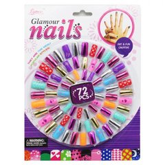 Накладные ногти "Glamour Nails" 72шт C3456 (6965487402430) купить в Украине