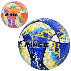 М'яч футбольний MS 3843 (30шт) розмiр 5, TPE, 400-420г, ламiнований, 2кольори, в пакеті купить в Украине