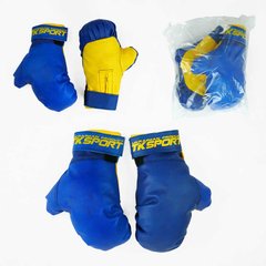 гр Боксерські рукавички Б-63620 6 унцій, колір синьо-жовті (1) купить в Украине