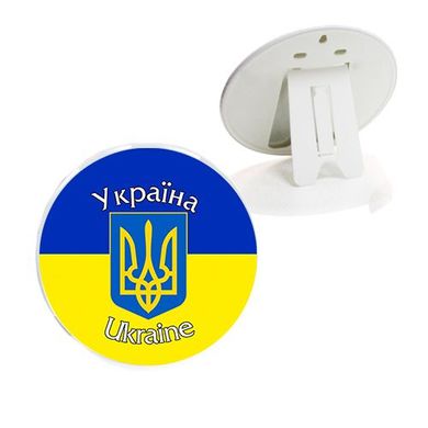 Рамка на підставці "Україна" (діаметр: 6 см) купити в Україні