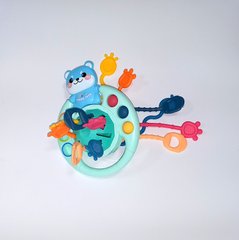 Іграшка-брязкальце 2109, гризулька, поп-іт, гумові мотузочки, в пакеті (6969173250039) Мятный