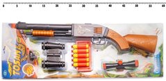 Рушниця 925 (24шт) 5 поролон. куль на присосках,бінокль, пасок, оптичний приціл, р-р зброї 50*10см, на планшетці купити в Україні