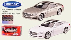 Машина метал 44043CW (72шт|3) "WELLY"1:43 MERCEDES-BENZ SL500,2 цвета,в кор.13*6*5,5см, р-р игрушки купить в Украине
