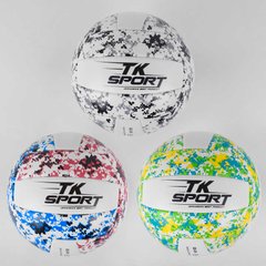 М'яч волейбольний C 44439 (60) "TK Sport", 3 види, вага 270 грам, матеріал ТPU, гумовий балон купити в Україні