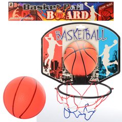 Баскетбольное кольцо MR 0123 (96шт) щит 28-21-картон,кольцо17см-пластик,сетка,мяч,в кульке,30-28-2см купить в Украине