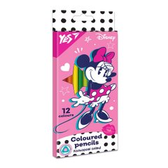Олівці кольорові YES 12 кол. "Minnie Mouse" купить в Украине