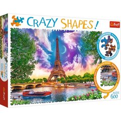 Пазлы "Небо над Парижем", 600 элементов 11115 Trefl Crazy Shapes (5900511111156) купить в Украине