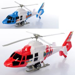 Вертолет 2288A (144шт) заводной, 35см, вращается винт, ездит,микс цветов, в кульке, 35-13-7,5см