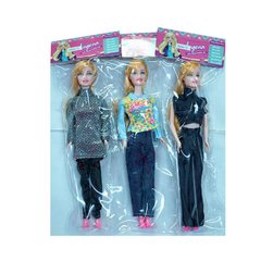 Кукла типа Барби арт. 2944A-72 (240шт/2) 3 вида, в верхней одежде пакет 29 смсм купить в Украине