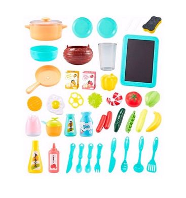 Дитяча кухня 889-184 Modern Kitchen 43 предмети, світло, звук, вода, пара, в коробці (6903317259410) купити в Україні