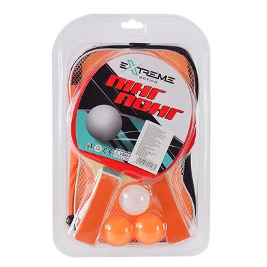 Теніс настільний арт. TT1426 (40шт) Extreme Motion2 ракетки, 3 м'ячики, слюда купити в Україні