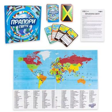 Настільна гра "Прапори світу" 30445 Strateg, в коробці (4823113864224) купити в Україні